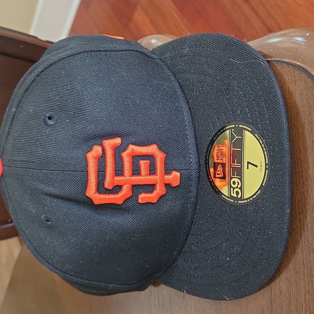 SF Giants New Era Black and Orange 59FIFTY Cap